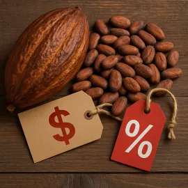 Imagem da notícia Preço do cacau: o que influencia, como está hoje e o que esperar para os próximos meses